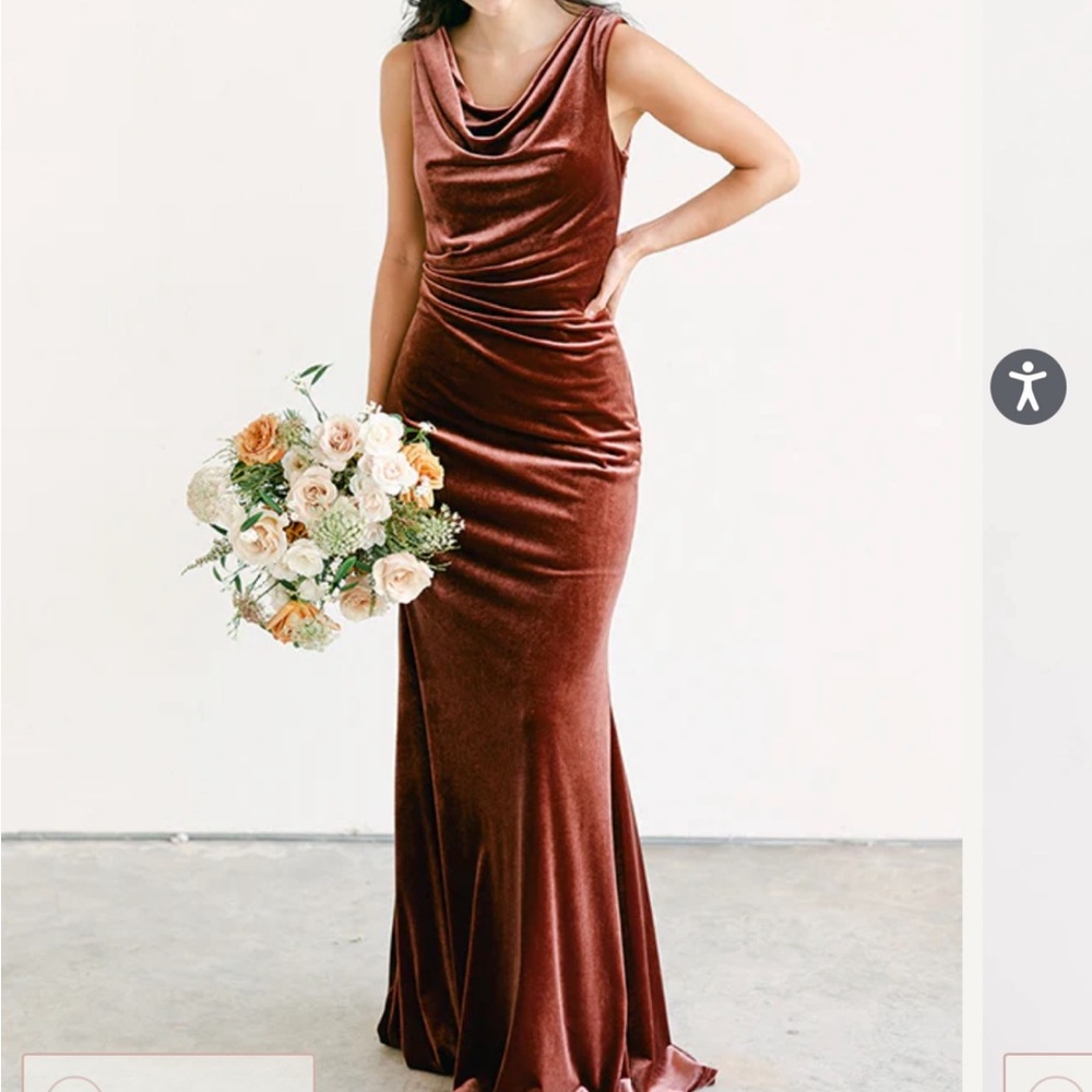 Elegant Velvet Gown
